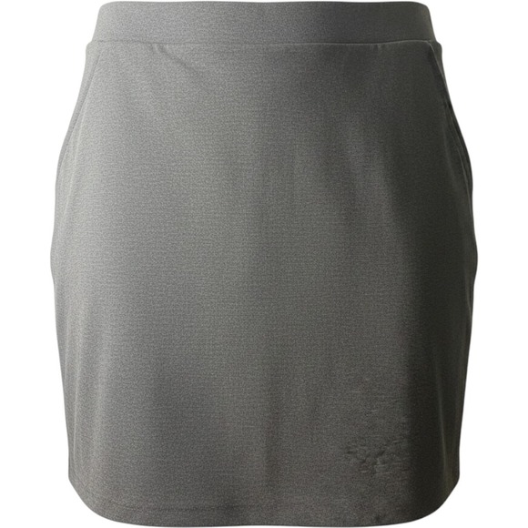 croft & barrow Dresses & Skirts - Croft & Barrow Skirt Womens 3X Gray Heather Stretch Knit Pull On NWT